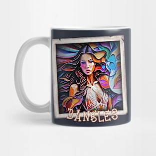 Bangles (artwork of hair flowing girl) Mug